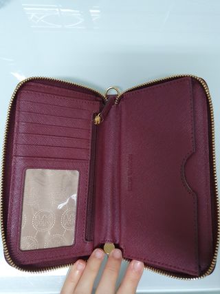 cartera michael kors burdeos