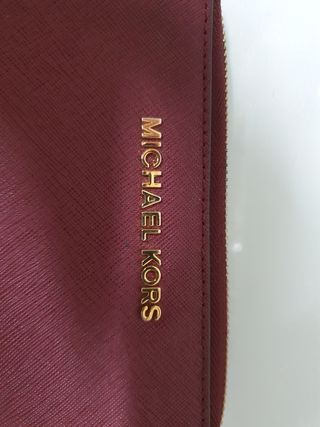 cartera michael kors burdeos