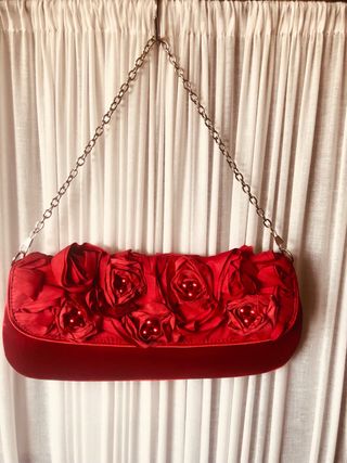 BOLSO DE FIESTA DE RASO