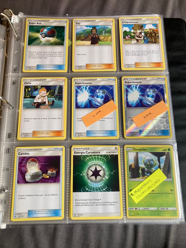 Cartas Pokemon TGC/JCC - Expansiones Sol y Luna