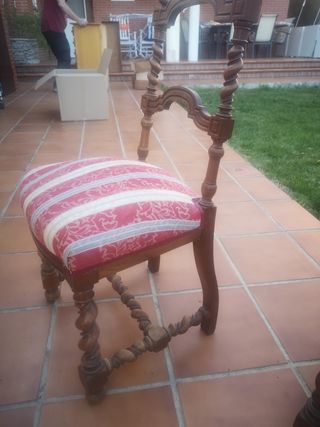 Sillas antiguas, anticuario . ESCUCHO OFERTAS