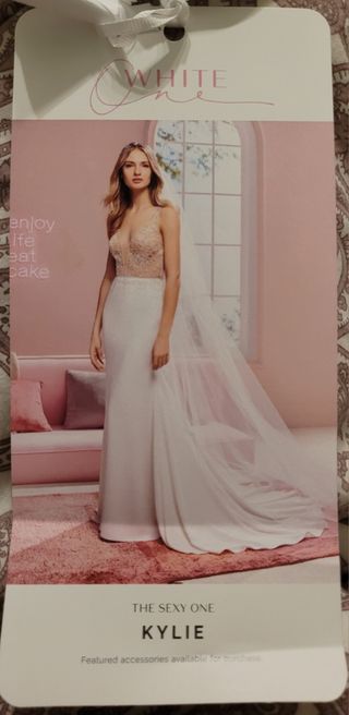 VESTIDO DE NOVIA KYLIE DE WHITE ONE