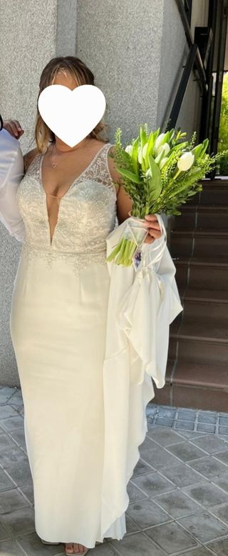 VESTIDO DE NOVIA KYLIE DE WHITE ONE