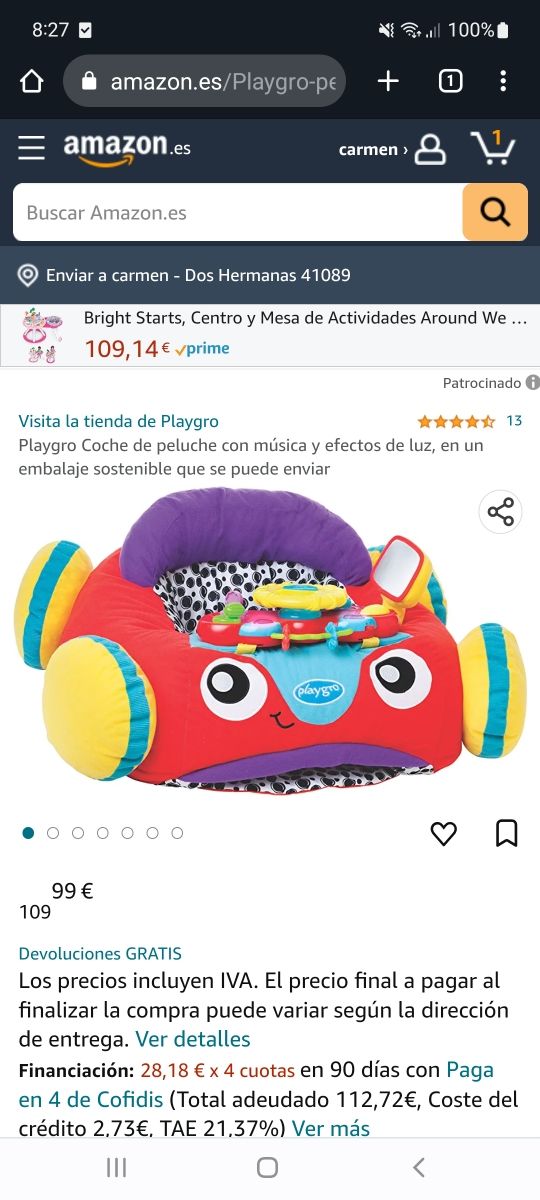 coche de actividades