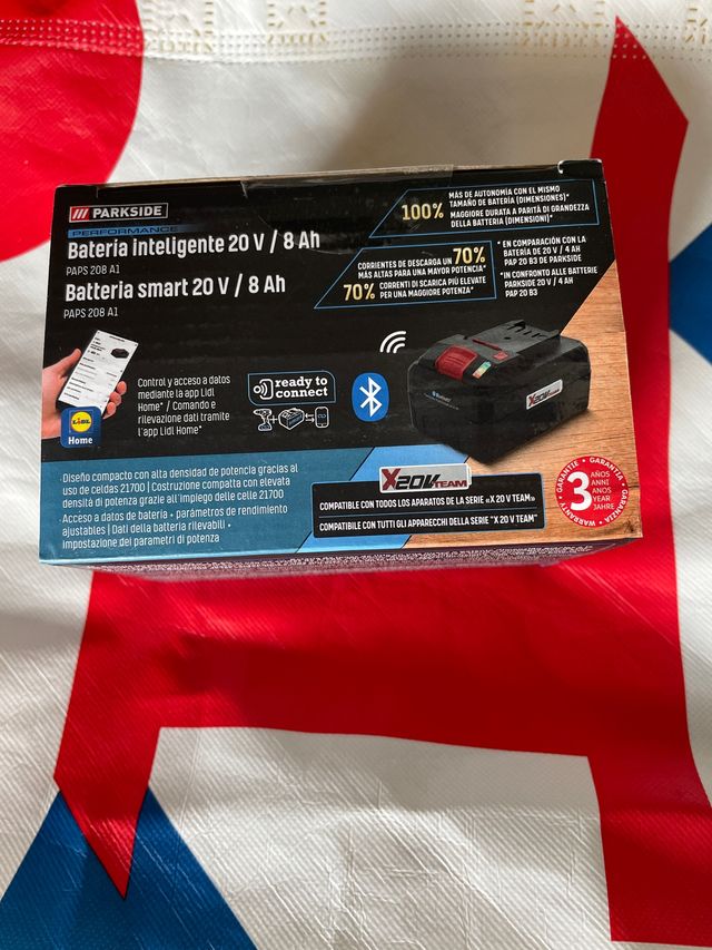 Batería Parkside 8Ah de segunda mano por 40 EUR en Llombai en WALLAPOP