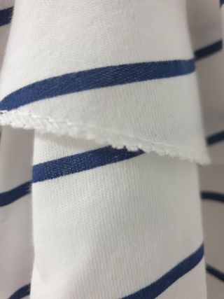 Top de Tirantes Rayas Marineras con Volantes