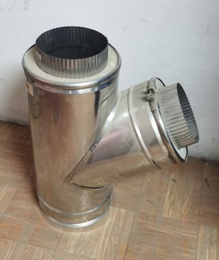 TE CHIMENEA INOX 135º 150CM DIAMETRO