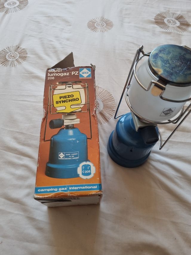 lámpara de gas camping gaz