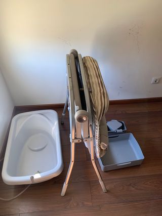 Chicco - Cuddle & Bubble Bañera y Cambiador Dots.