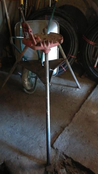 Terraja y banco de fontanero portátil