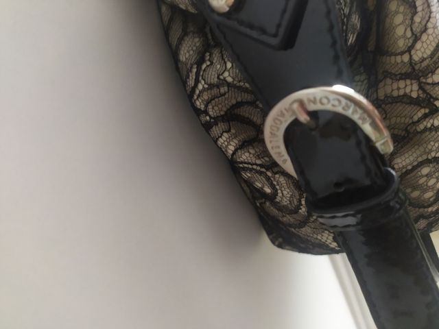 Borsa in pizzo Maddalena Marconi nera e panna