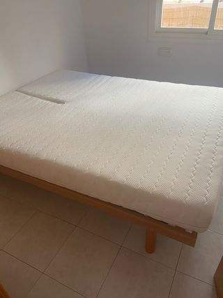 Cama articulada con dos morores, incluye colchon
