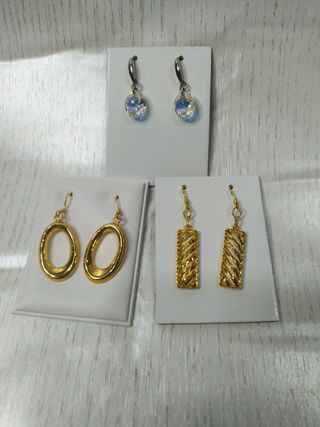 pendientes Plata de Ley