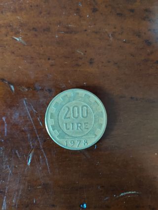 moneta da 200 lire rara