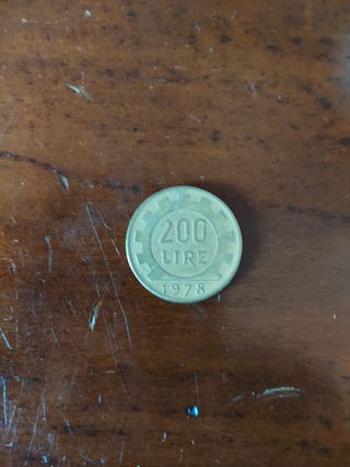 moneta da 200 lire rara