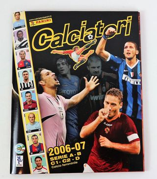 ALBUM FIGURINE COMPLETO PANINI CALCIATORI 2006/07