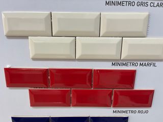 Azulejos tipo metro mini para baño y cocina