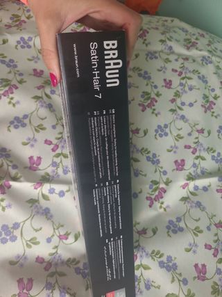 plancha del pelo braun nueva