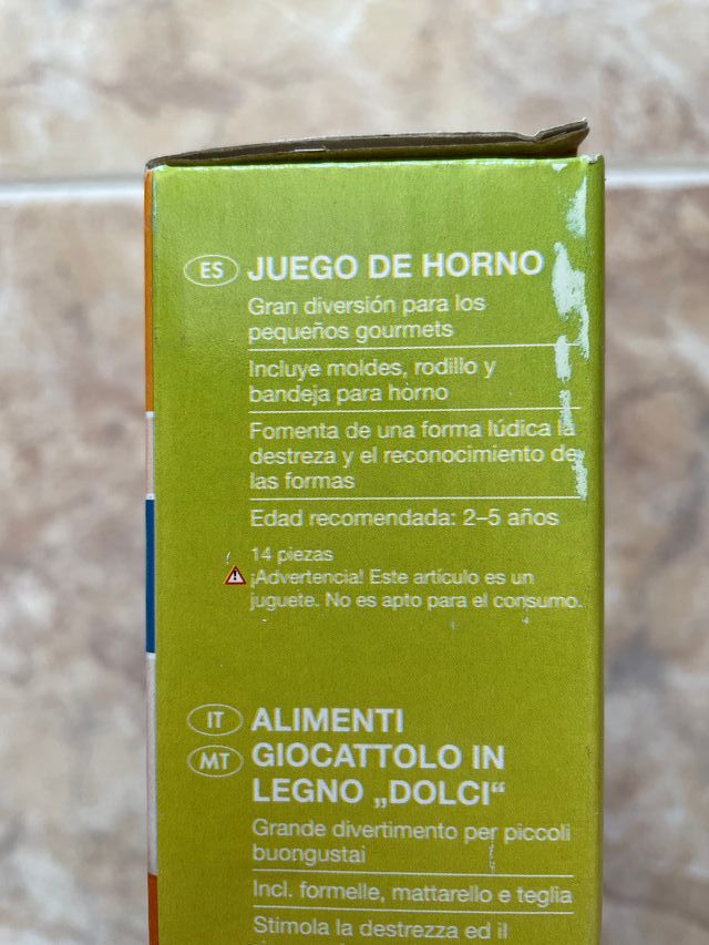 Juego de horno