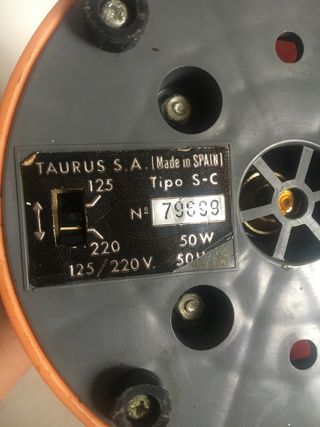 Exprimidor Taurus Vintage/ Antiguedad.