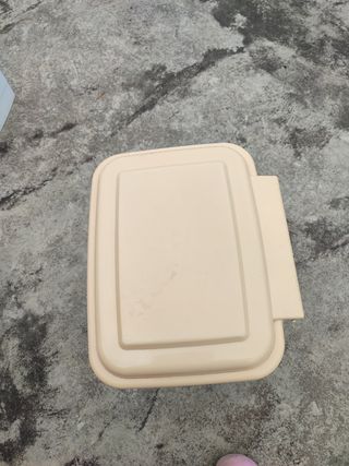 balde de lixo bege comprimento 50 cm largura 25 cm