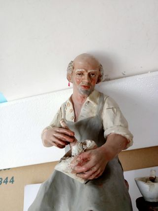Belén Napolitano Figura Barro 24 cms