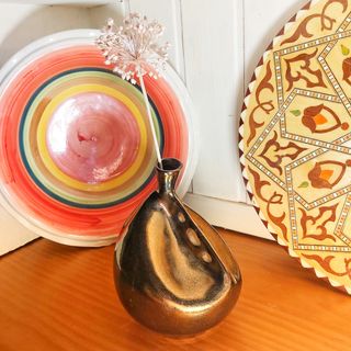 ÚNICO JARRÓN CERÁMICO ARTESANAL