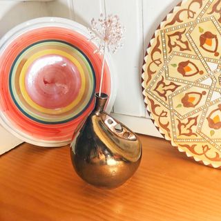 ÚNICO JARRÓN CERÁMICO ARTESANAL