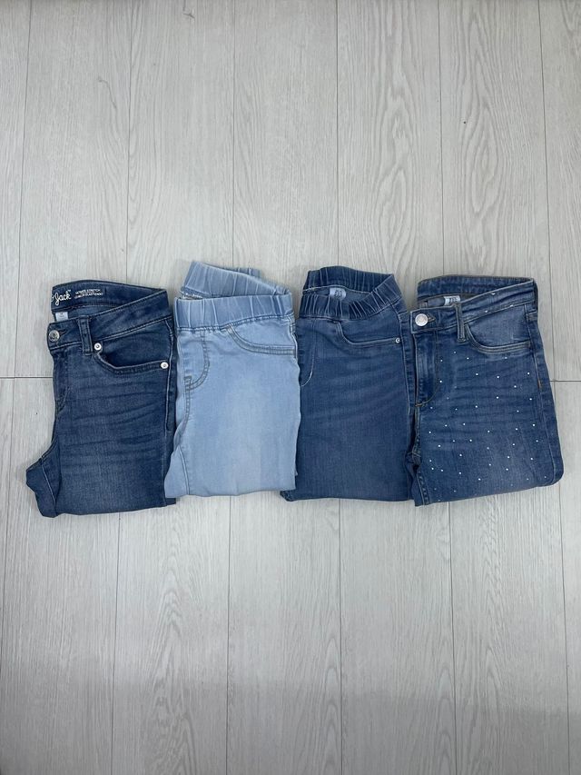 Pack de 4 vaqueros Skinny para niña