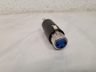 Lote 4 Convertidor XLR hembra a Jack de 6,3 macho