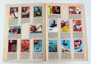 ALBUM FIGURINE COMPLETO PANINI UOMINI ILLUSTRI 67
