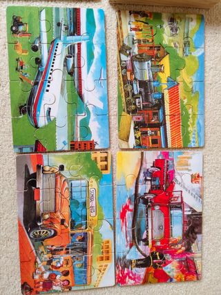 Puzzle en caja de madera