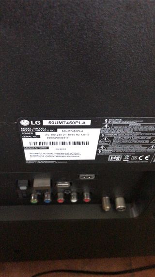 Despiece LG 50UM7450PLA