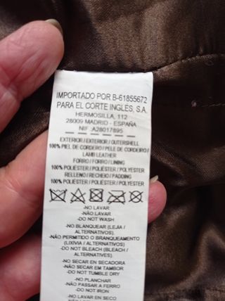 cazadora piel de cordero