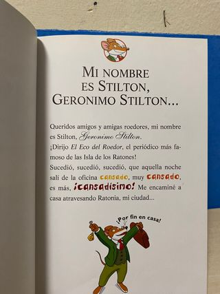 Libro Geronimo Stilton Viaje en el tiempo