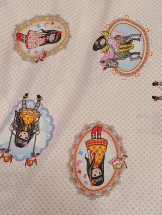 Retal loneta niñas cuquis 150x140