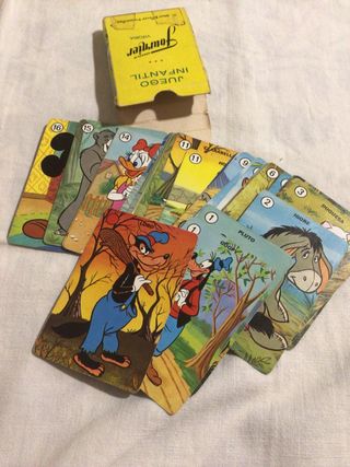 Juego de cartas desfile walt Disney