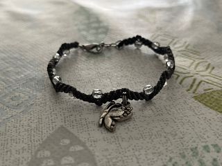 Bracciale braccialetto macramè 18 cm handmade