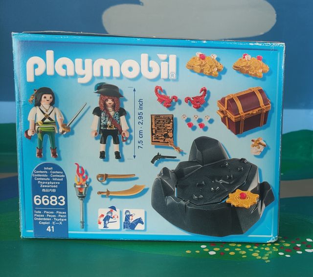 Playmobil 6683. Piratas con tesoro.