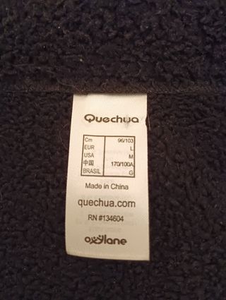 CHAQUETA TÉCNICA QUECHUA, T-L