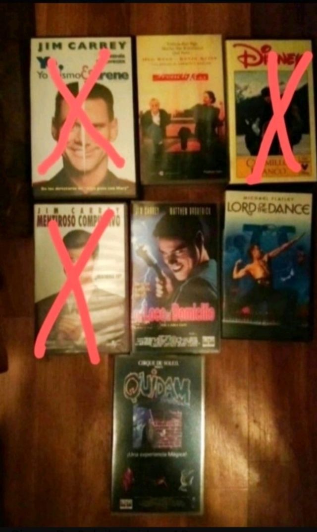 Películas VHS 1. Varios títulos. Desde 1€