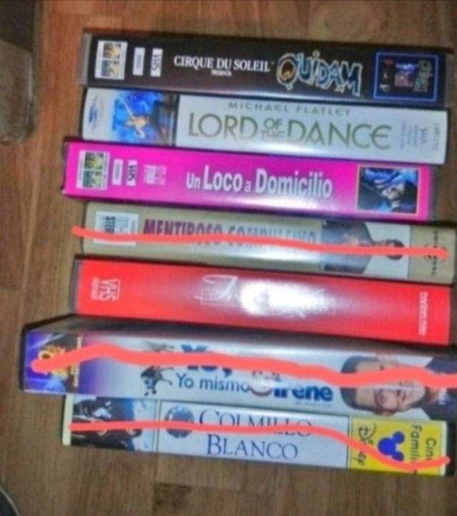 Películas VHS 1. Varios títulos. Desde 1€