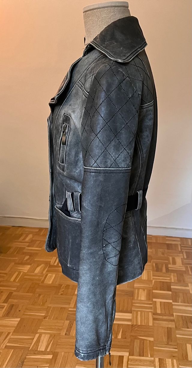 #Chaqueta#piel#vintage