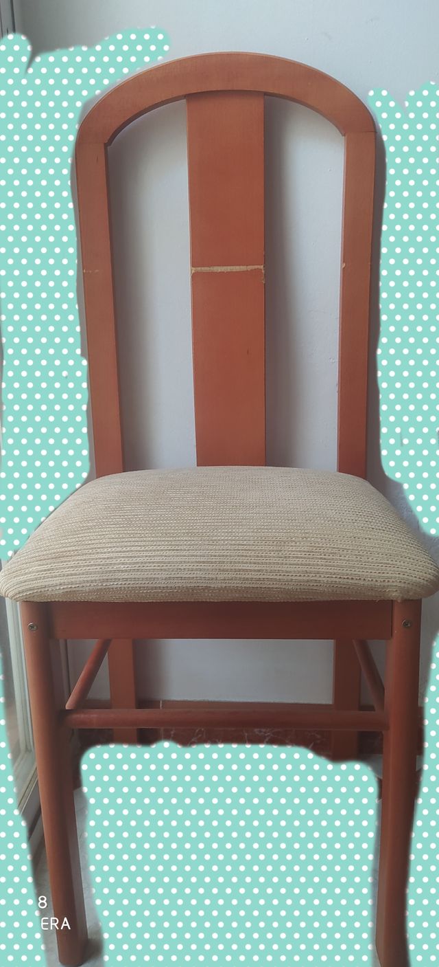 Dos sillas muy robustas para reciclar, renovar