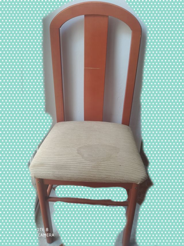 Dos sillas muy robustas para reciclar, renovar