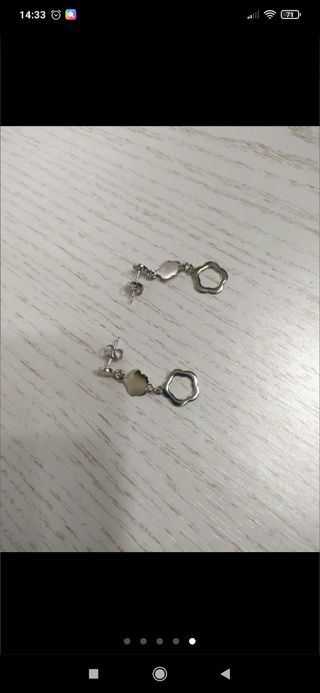 pendientes Plata de Ley