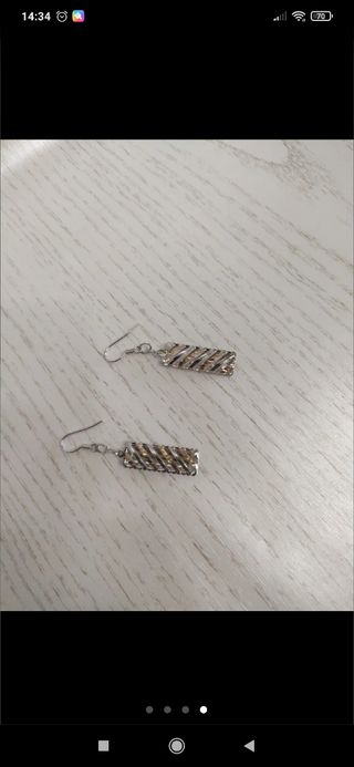 pendientes Plata de Ley