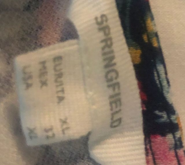 Vestido estampado sin mangas