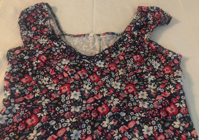 Vestido estampado sin mangas