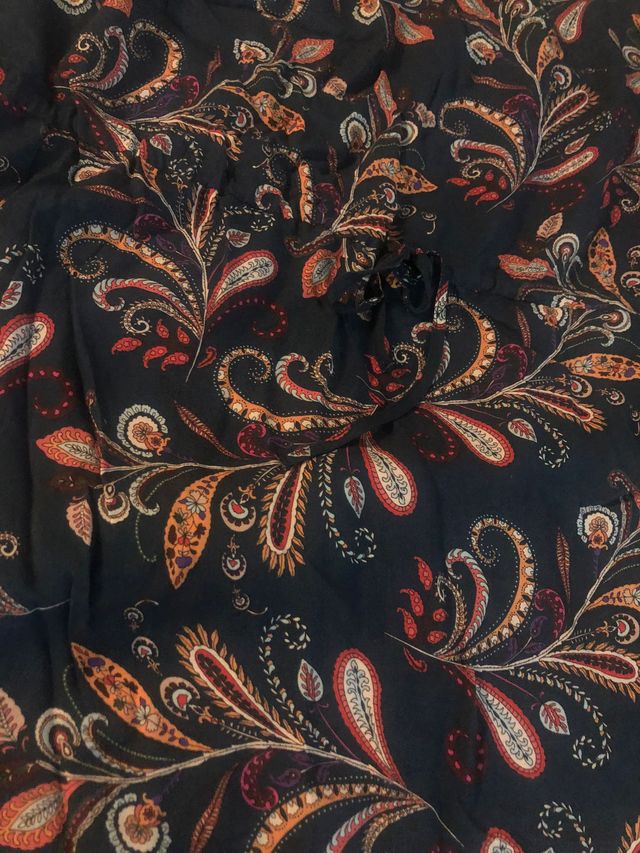 Vestido suelto estampado